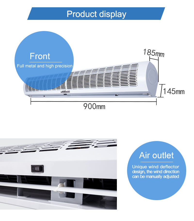 Cross-Flow Air Curtain Small Q