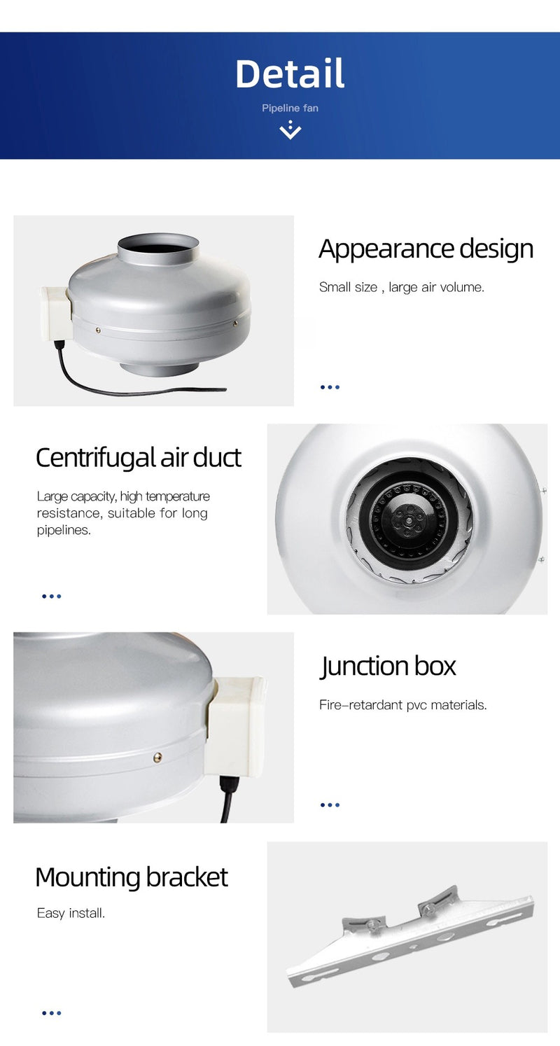 Circular Inline Duct Fan